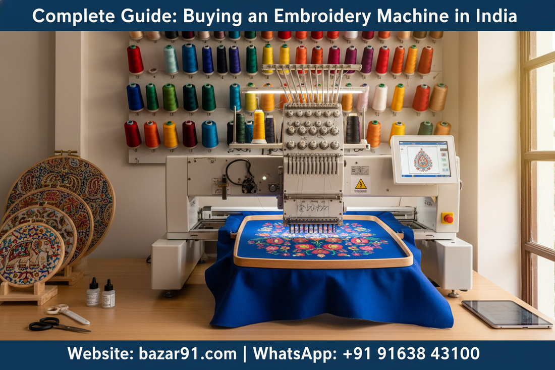 Complete Guide: Buying an Embroidery Machine in India - All Your Questions Answered