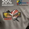 Bazar91 embroidery machine Anime on tshirt