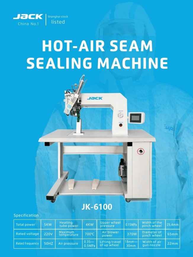 Jack  JK 6100 Hot Air Seam Sealing Machine