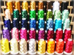 Branded Embroidery Thread Rill High Quality 50 Pices Mix Colur