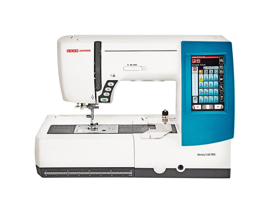 Usha Janome Memory Craft 9900 Embroidery Sewing Machine