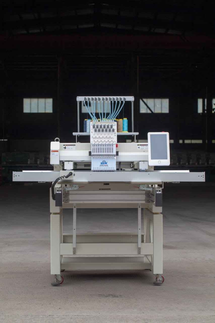 HSW 3248 Single Head Embroidery Machine  Bigger frame area 32x48 inches (800x1200mm)
