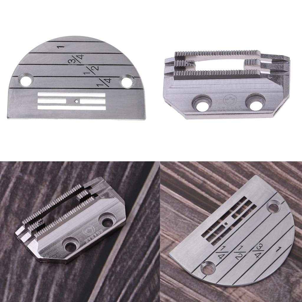 E12 Feed Dog and Needle Plate Set Industrial Sewing Machine Part Attachments