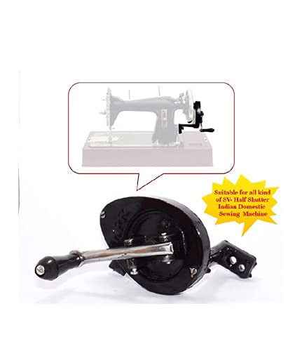 Sewing Machine Handle for Any Handheld Brand Sewing Machine (USHA, Singer, Merritt, LUXMI, Pooja, Rita) Black by A.B. Sales