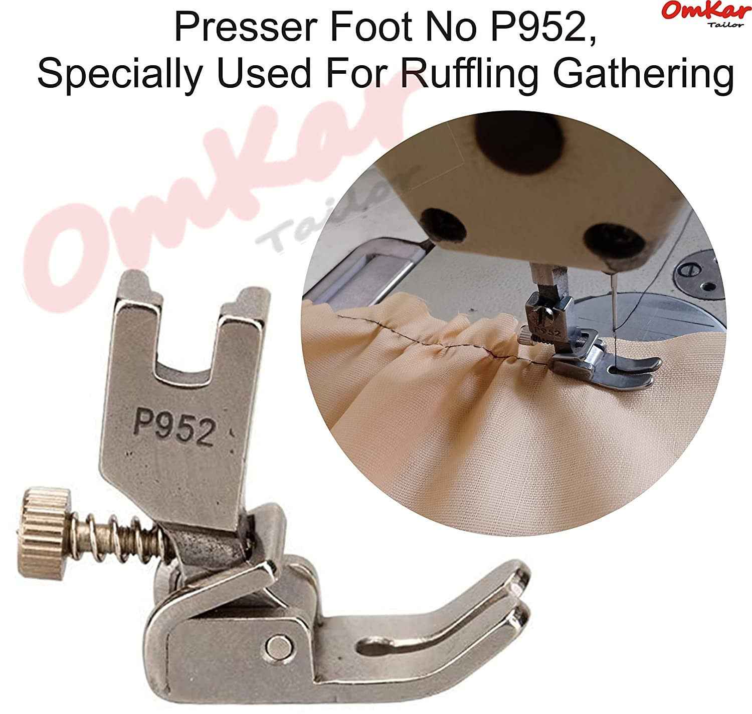 Presser Foot Part Number P952, P351, T35 Presser Foot for Tailor and Home Use Umbrella Sewing Machine Parts ✅