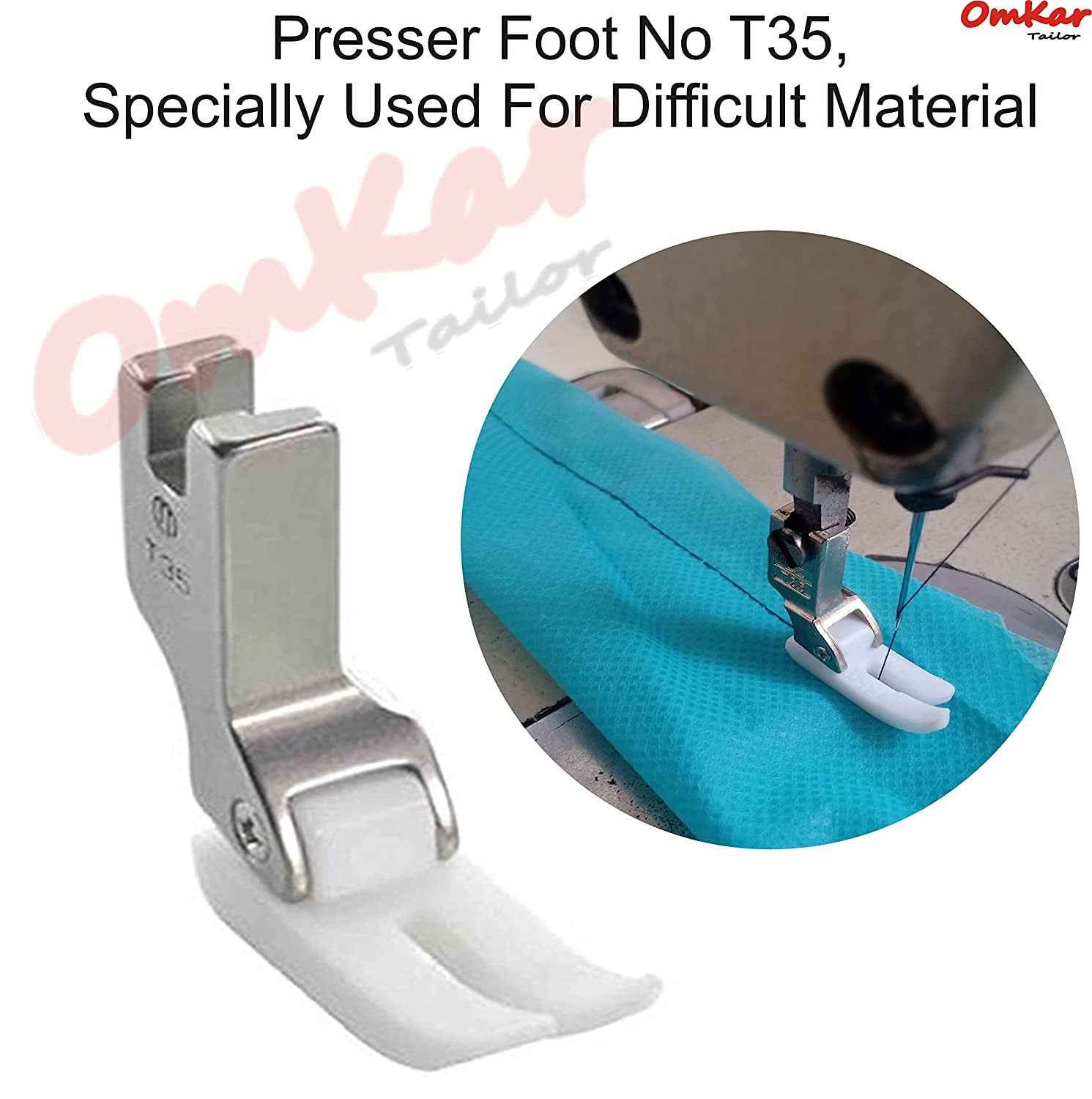 Presser Foot Part Number P952, P351, T35 Presser Foot for Tailor and Home Use Umbrella Sewing Machine Parts ✅