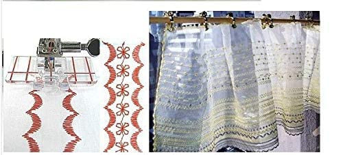 Boundless® Domestic Sewing Machine Parts Presser Foot Border Guide Foot 605 for Janome Brother Juki