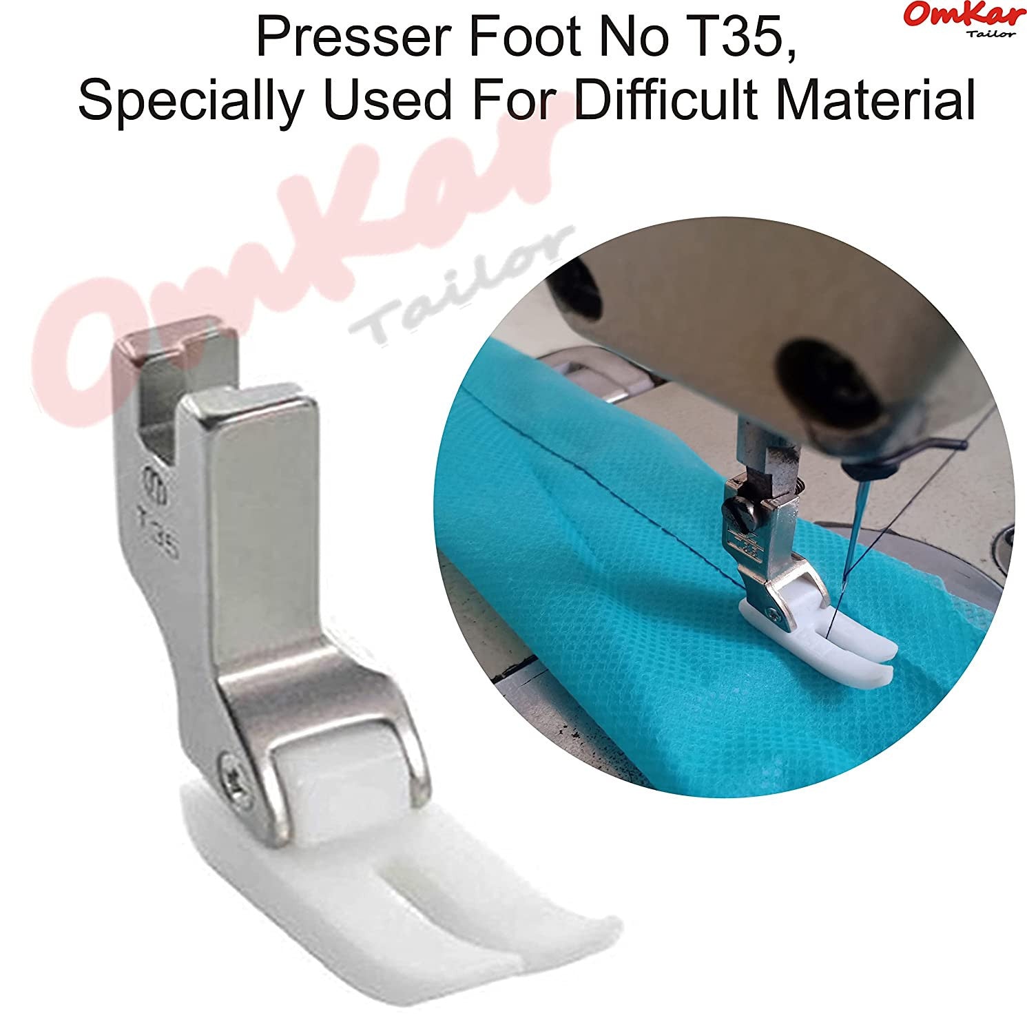 Presser Foot Part Number P952, P351, T35 Presser Foot for Tailor and Home Use Umbrella Sewing Machine Parts ✅