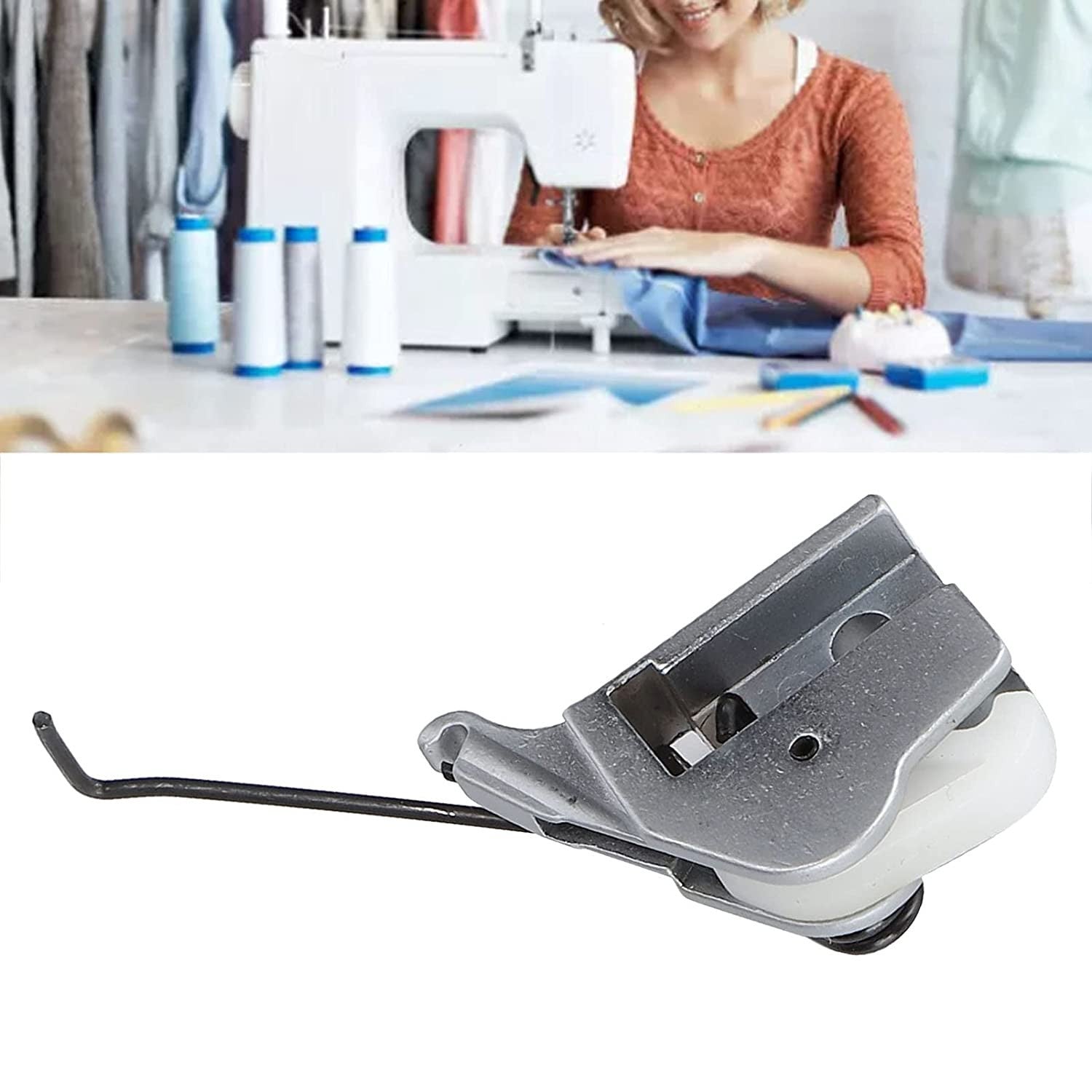 Sewing Presser Foot, Durable Strong Iron Sewing Open Thread Presser Foot Practical Easy for Sewing Machine Parts