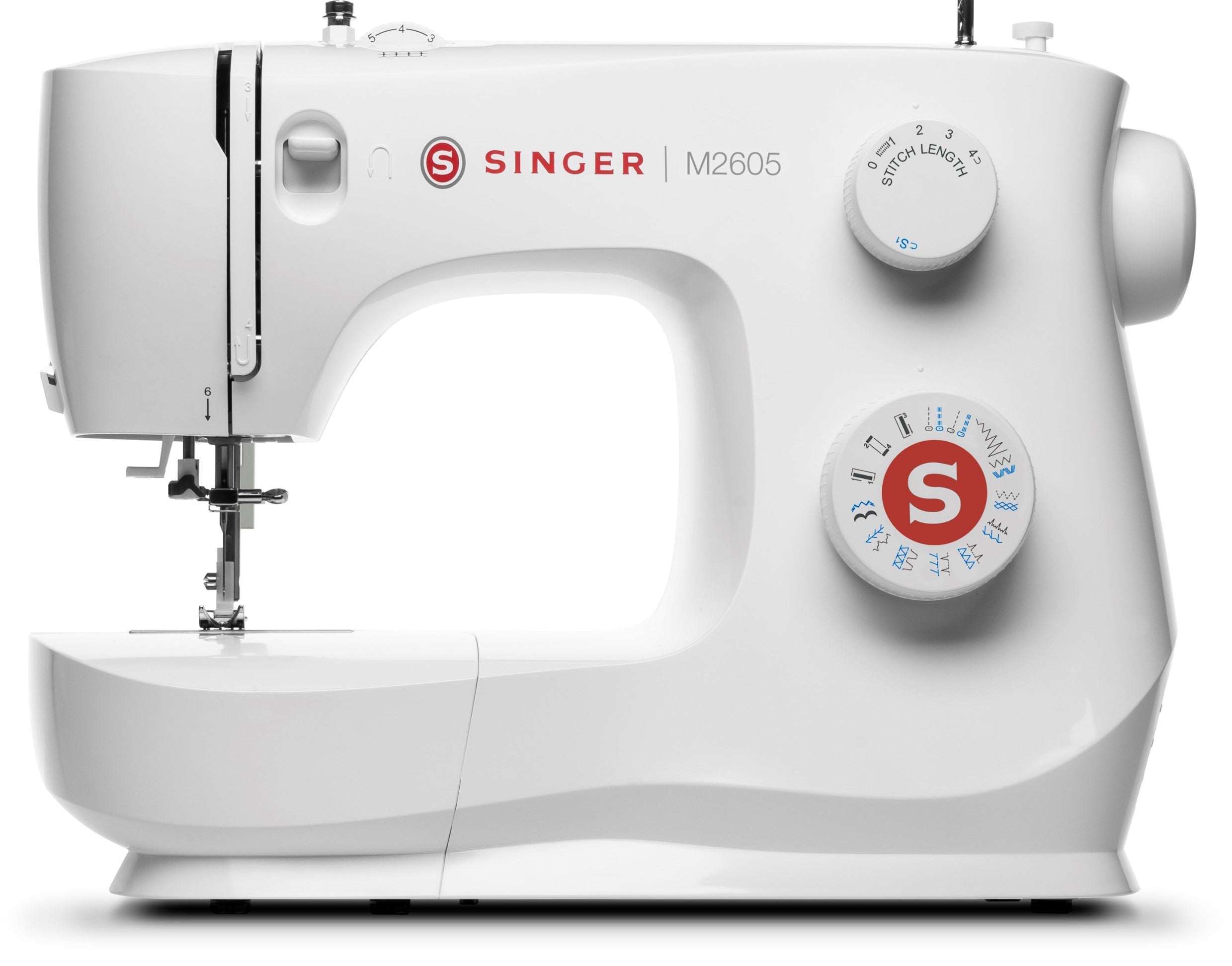 Singer M2605 Electric Sewing Machine Inbuilt 19 & 32 Stitch Function - Bazar91
