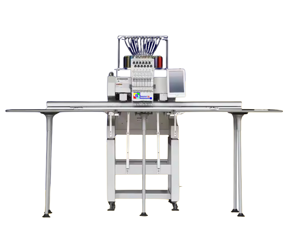 Bazar91 2032 Single Head 12 Needle Computerized Embroidery Machine 500 mm/800 mm