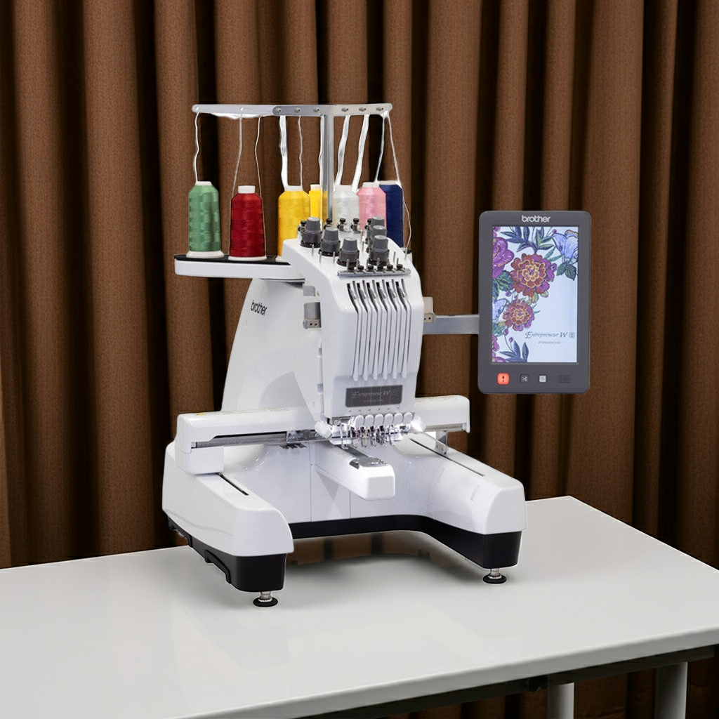 Brother PR 680W Single Head 6 Needle Embroidery Machine