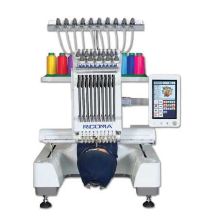 Ricoma Embroidery Machine with HD touch Screen - 10 Needle Model EM-1010