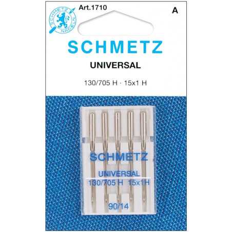 Schmetz Universal Sewing Machine Needles (10pcs)130/705H 15x1H Size 90/14