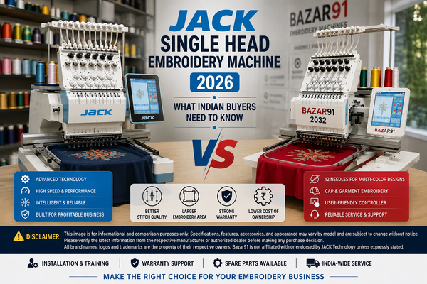JACK Single Head Embroidery Machine 2026: What Indian Buyers Need to Know