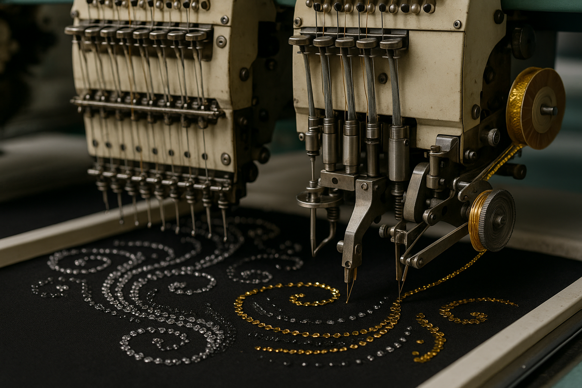 Industrial Multi-Function Embroidery: Beading & Sequin Mastery