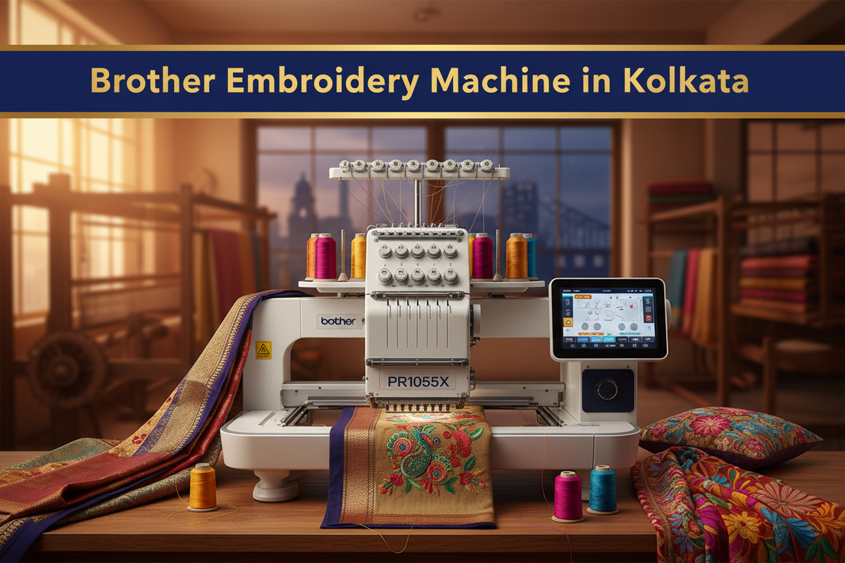 Brother Embroidery Machine in Kolkata – Buy Genuine, Get Expert Support & Best Price in West Bengal.