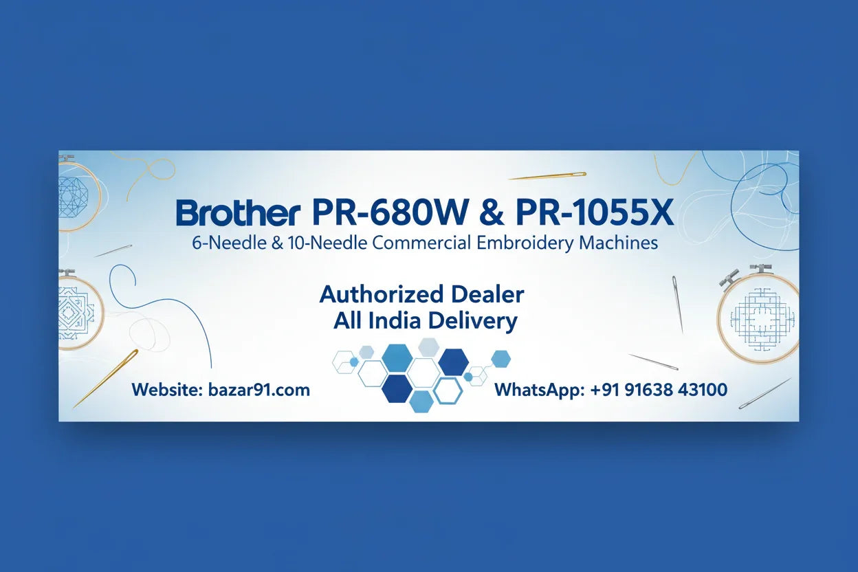 Brother PR-680W & PR-1055X Embroidery Machine Dealer in India - All States & Cities - Bazar91 - Bazar91