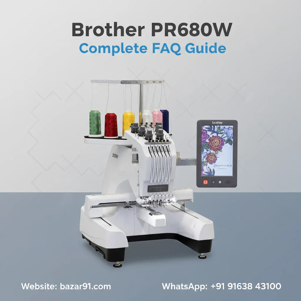 Brother PR680W Embroidery Machine: Your Complete Questions & Answers Guide - Bazar91