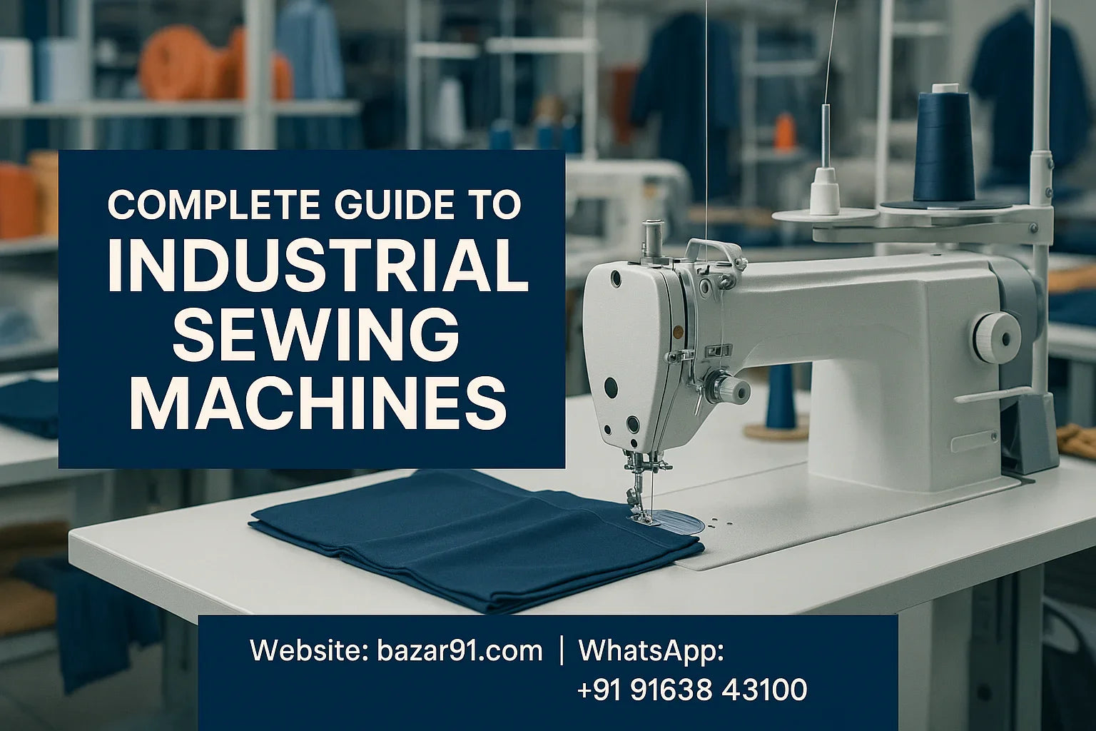Complete Guide to Industrial Sewing Machines : Expert Buying Guide & Brand Comparison - Bazar91
