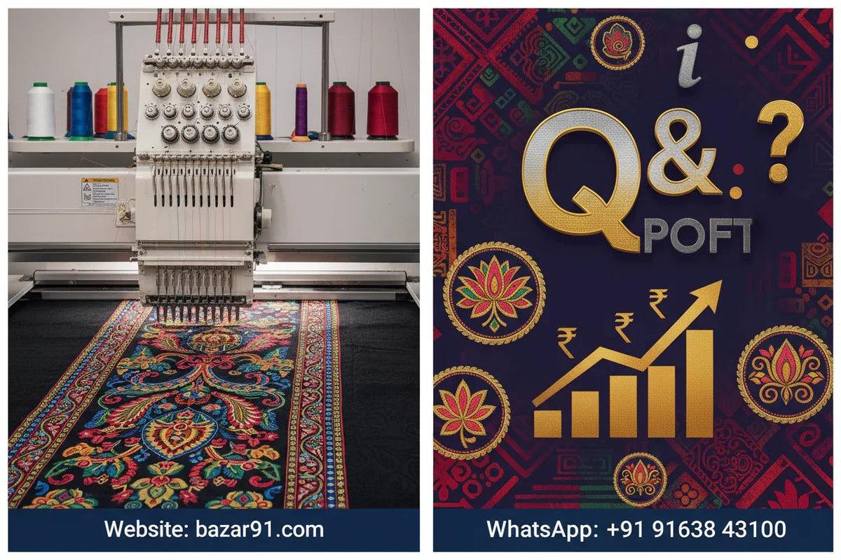 Embroidery Business Profitable? 50+ Questions Answered (India) - Bazar91