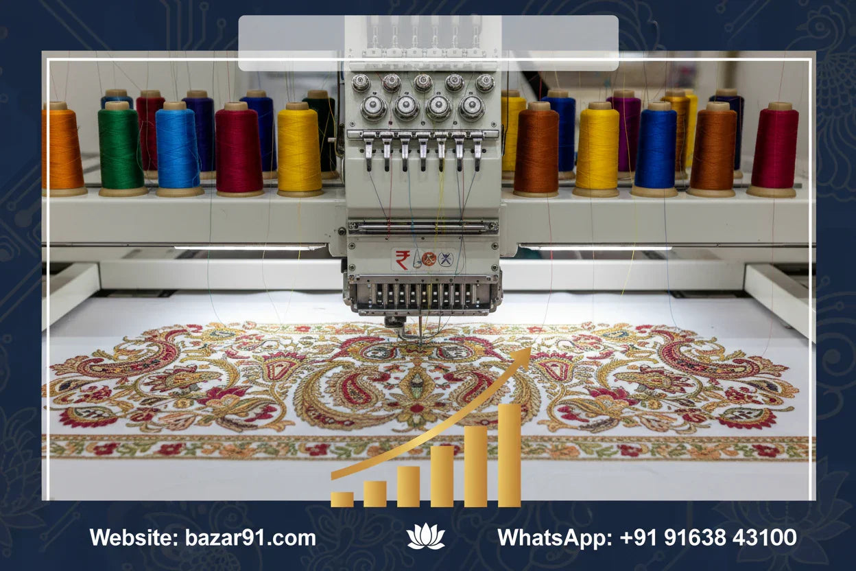 Is Embroidery Business Profitable in India? Complete Guide 2025 - Bazar91