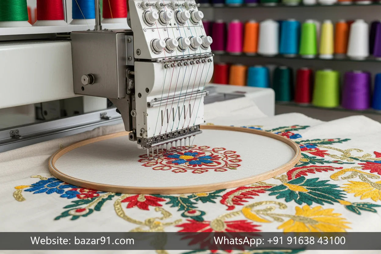 Best Embroidery Machines in Kolkata: Complete Buying Guide with Prices & Training - Bazar91
