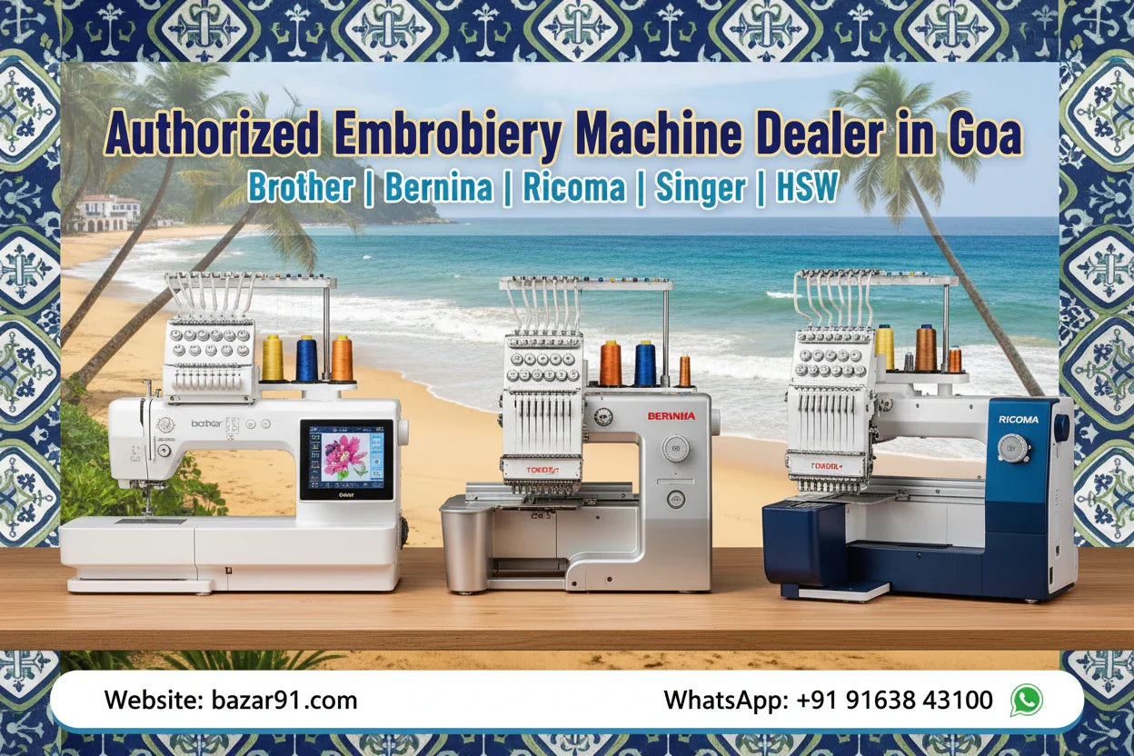 Embroidery Machine Dealer in Goa - Authorized Partner | All Cities | Bazar91 - Bazar91