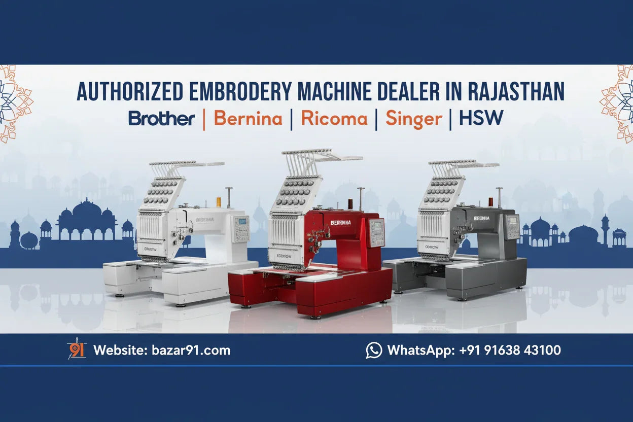 Embroidery Machine Dealer in Rajasthan - Authorized Partner | Bazar91 - Bazar91