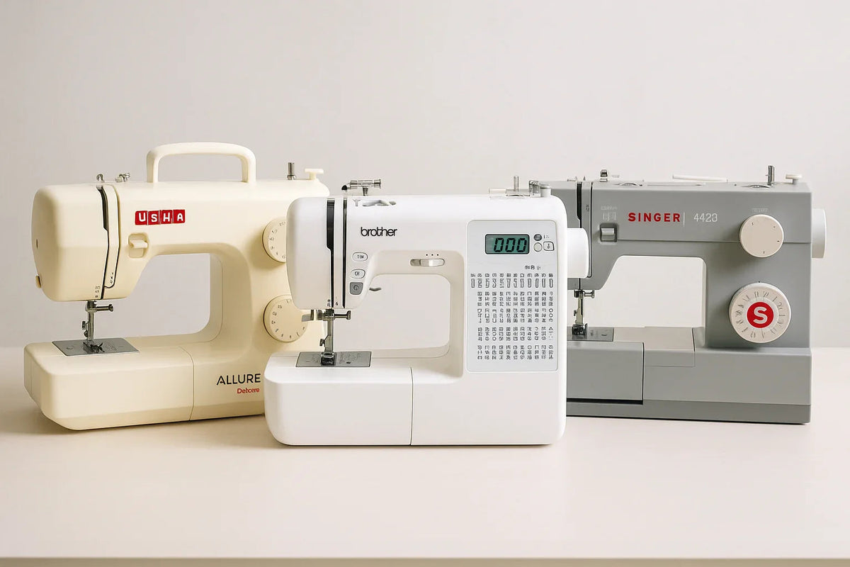 Best Electric Home Sewing Machines in India 2025–26 | Usha, Singer & Brother | Buy Online from Bazar91 - Bazar91