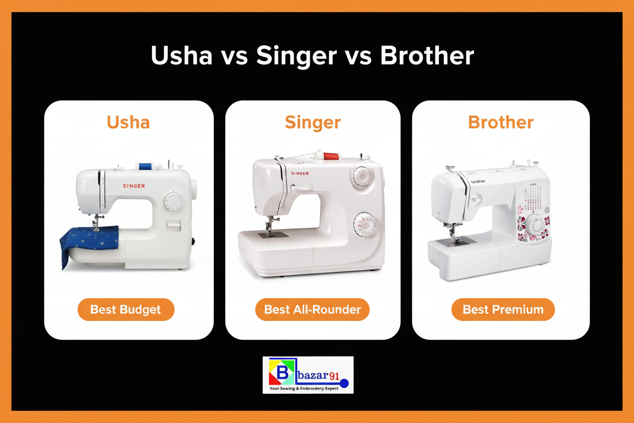 Usha vs Singer vs Brother: Which Sewing Machine Wins in India?