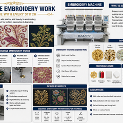 Collection image for: Sequin Embroidery Machines | Sequence Embroidery Machine India