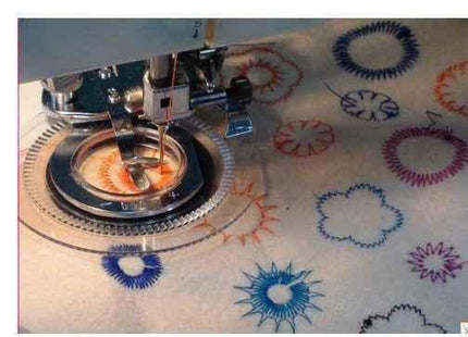 Original  Sewing Machines Embroidery Foot Flower Stitch for Butterfly Brother Singer Janome Juki