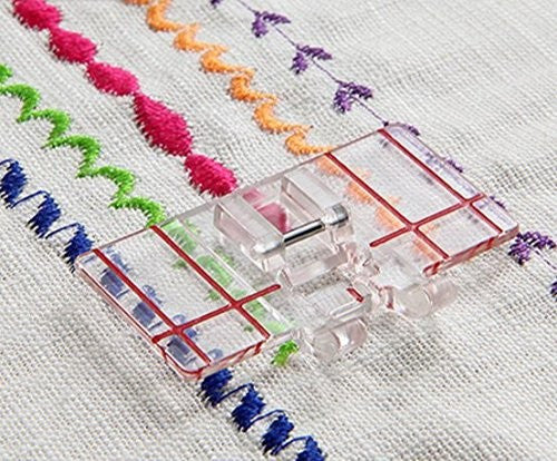 sewing machine accessories transparent parallel sewing presser RJ-602 Foot 605 For Janome brother juki singer and so on