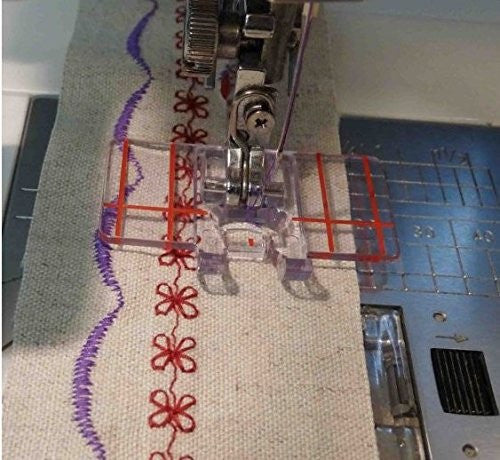 sewing machine accessories transparent parallel sewing presser RJ-602 Foot 605 For Janome brother juki singer and so on