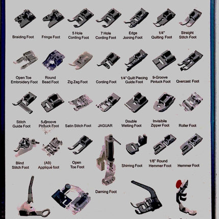 Presser foot box 32 Sets