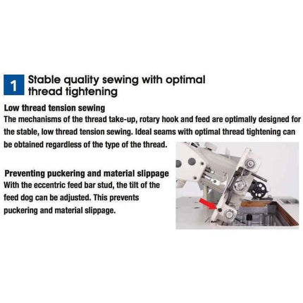 Brother S-1000A-5 - Industrial Lockstitch Machine (Heavy Weight)