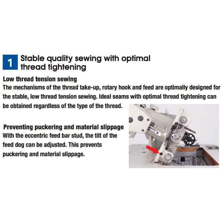 Brother S-1000A-5 - Industrial Lockstitch Machine (Heavy Weight)