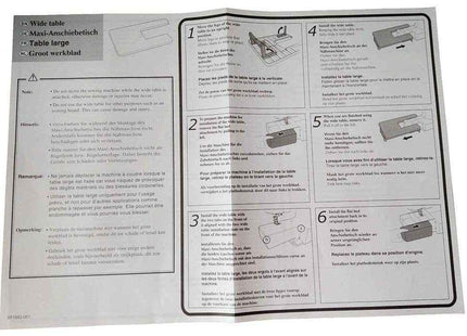 Wide Extension Table for Brother GS2700 GS3700 GS2750 LX27NT GS Series
