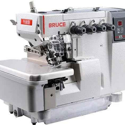 Stainless Steel Automatic Bruce X5 Over Lock Sewing Machine