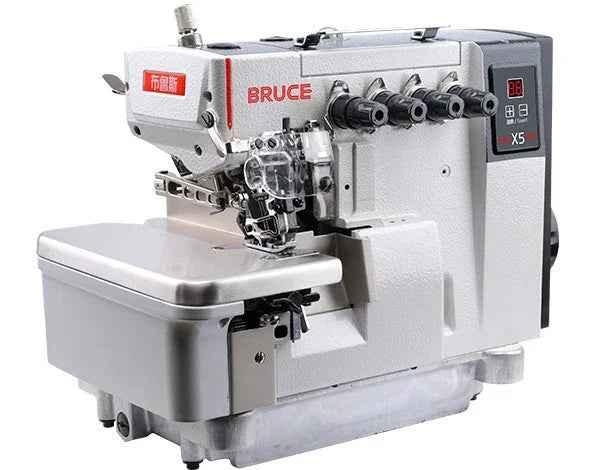 Stainless Steel Automatic Bruce X5 Over Lock Sewing Machine