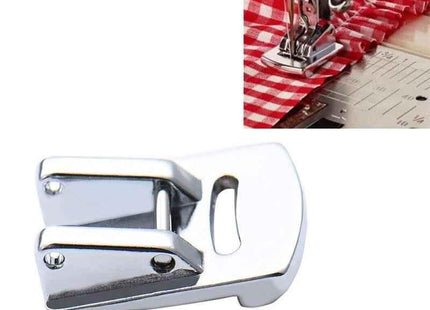 Double Gathering Snap On Presser Foot For All Type Automatic Domestic Sewing Machine USHA|BROTHER|SINGER etc