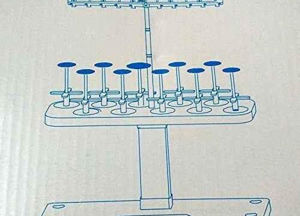 Free Standing 10 Spool Thread Stand