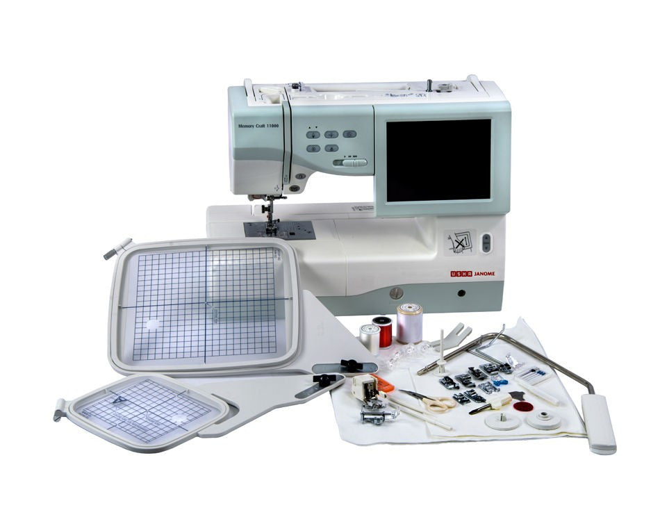 Usha Memory Craft 11000 Embroidery & Sewing Machine