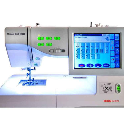 Usha Memory Craft 11000 Embroidery & Sewing Machine