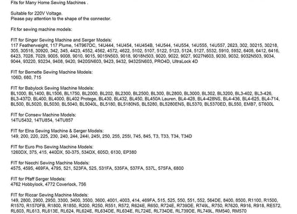 Foot Controller Compatible For Singer Electric Sewing Machines