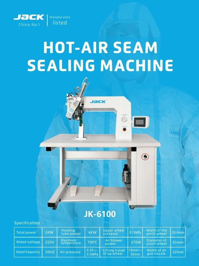 Jack  JK- 6100 Hot Air Seam Sealing Machine