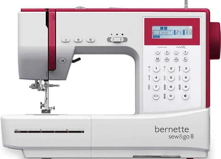 Bernette sew and go 8 computerised sewing machine inbuild 197 stitches