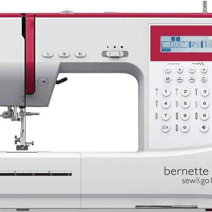 Bernette sew and go 8 computerised sewing machine inbuild 197 stitches