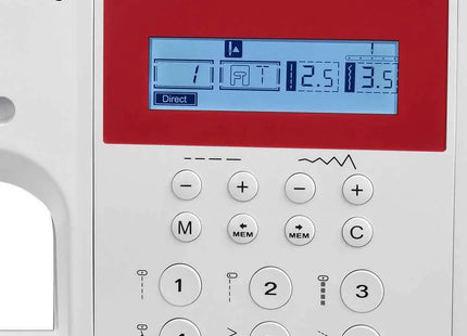 Bernette sew and go 8 computerised sewing machine inbuild 197 stitches